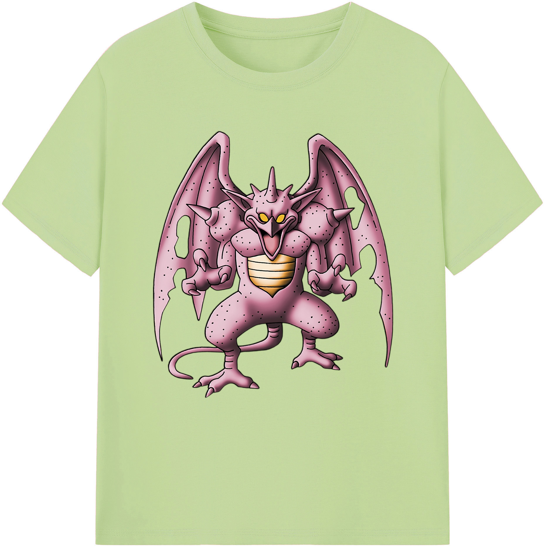 （画像用） ドラゴンクエスト Doragon Kuesuto Dragon Quest 綿100％半袖Tシャツ（フロントプリント）